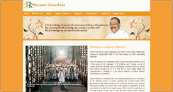 Desktop Screenshot of manavdharam.org.au